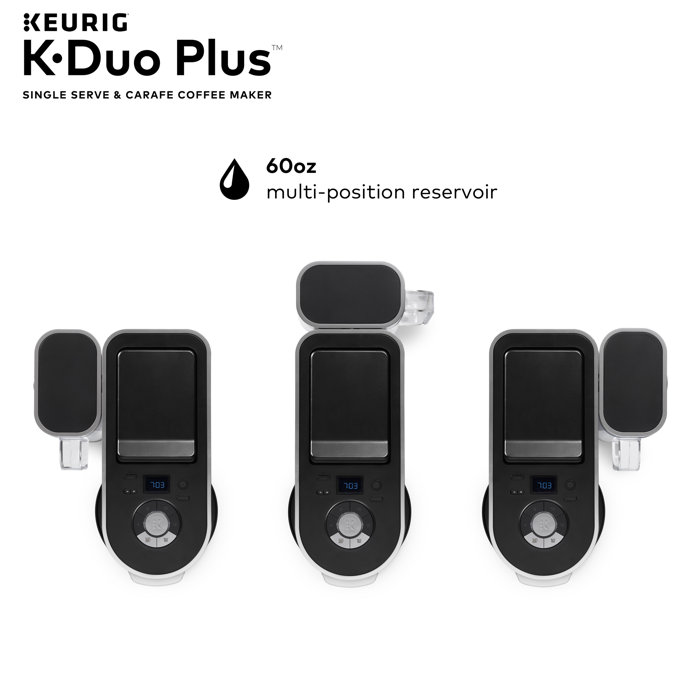 Keurig KDuo Plus Coffee Maker, with SingleServe KCup Pod, and 12 Cup Carafe Brewer & Reviews